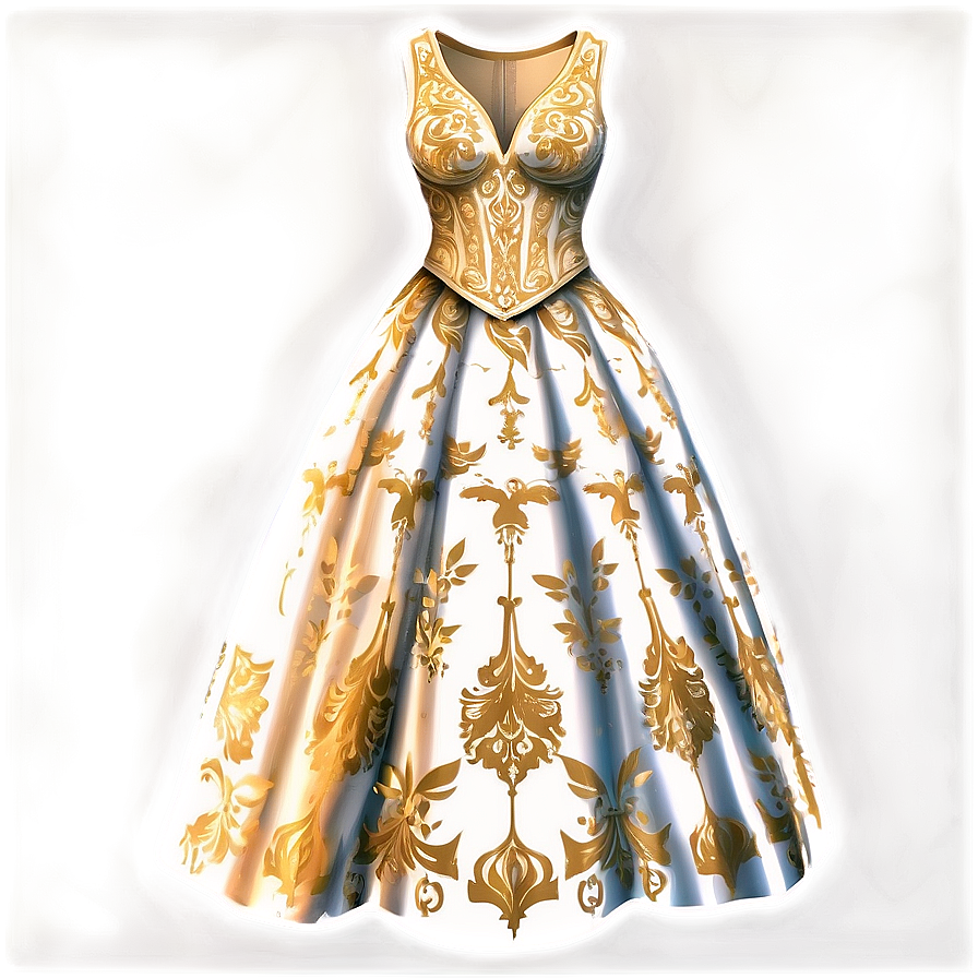 Formal Ball Gown Dress Png 11