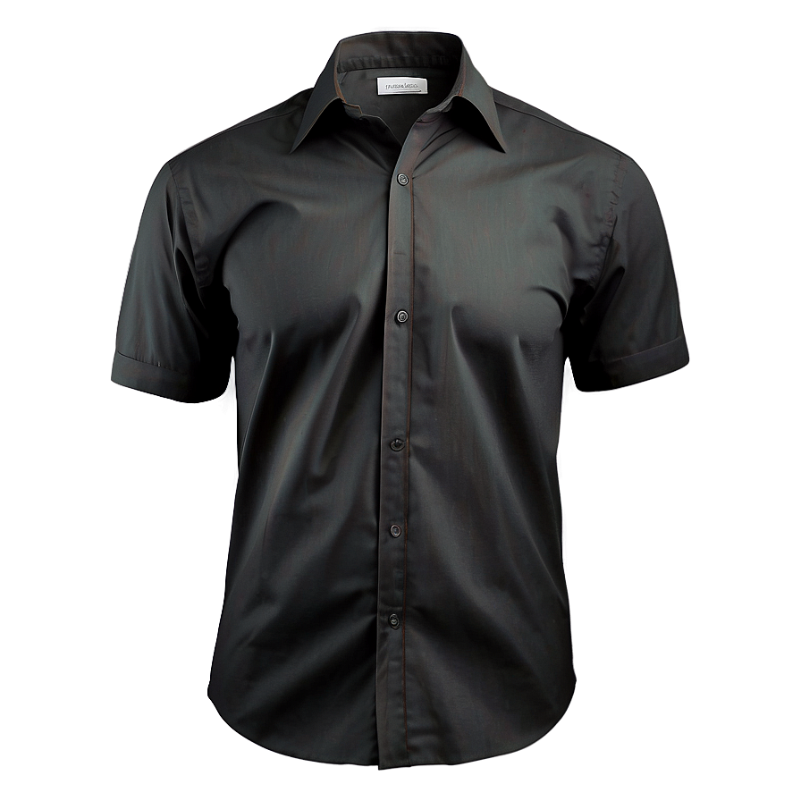 Formal Black Shirt Png 94