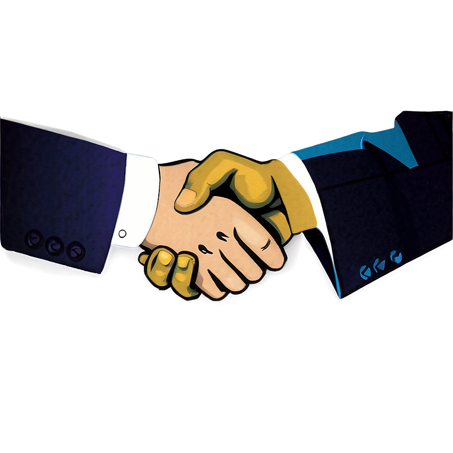 Formal Handshake Graphic PNG 34 PNG with transparent background