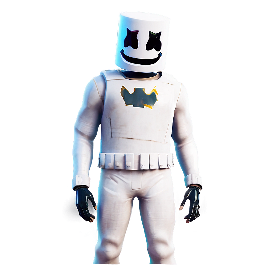 Fortnite Battle Royale Marshmello PNG 06252024 PNG image with a transparent background, free high-resolution download