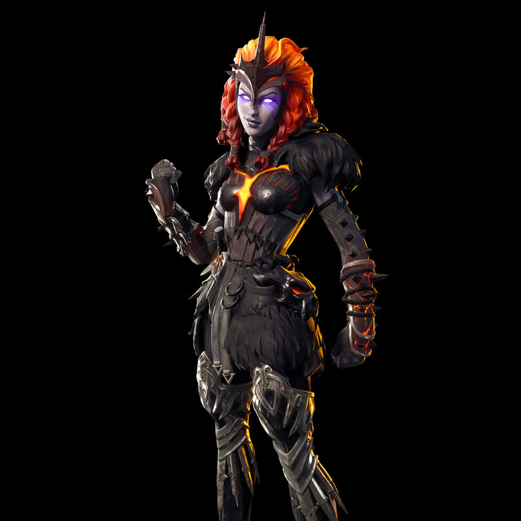 Fortnite_ Female_ Character_ Dark_ Warrior_ Costume