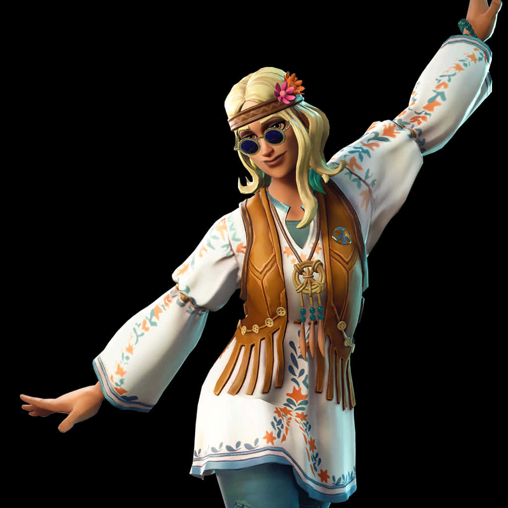 Fortnite Hippie Character Skin