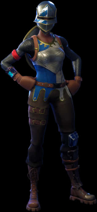 Fortnite Knight Female Character Pose