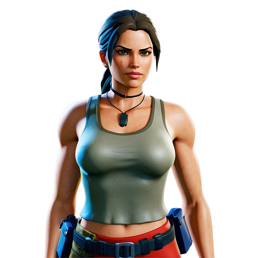 Fortnite Lara Croft Survivalist Png 06282024