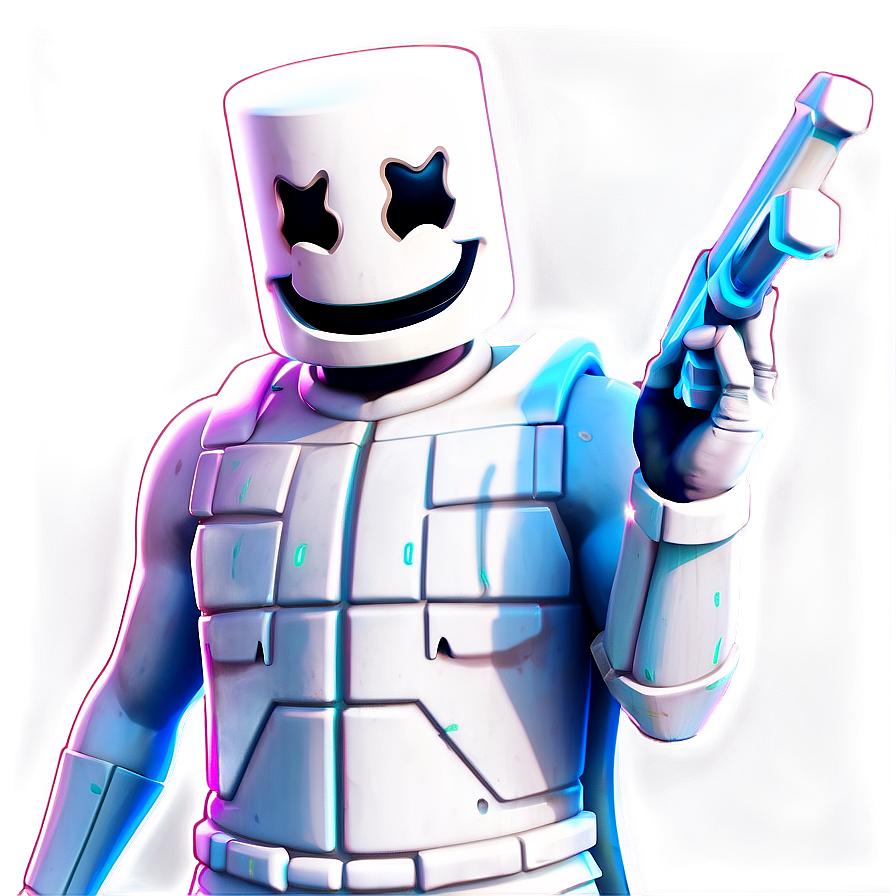 Fortnite Marshmello Fan Art Png 67