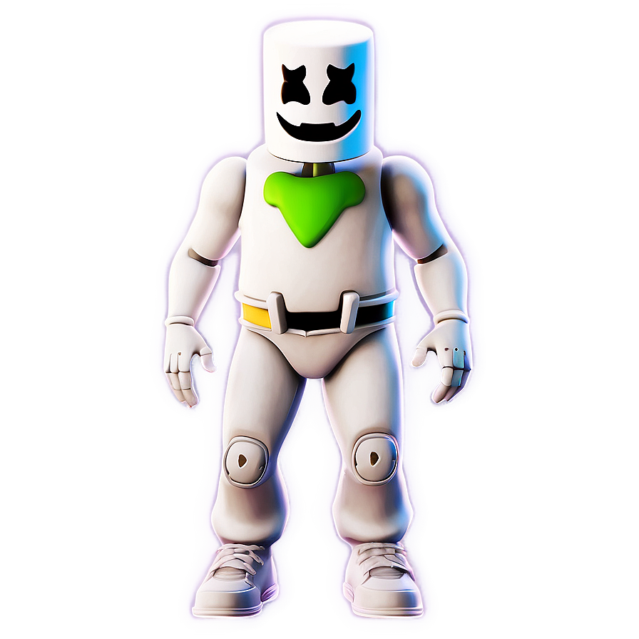 Fortnite Marshmello Fan Art Png Wdm