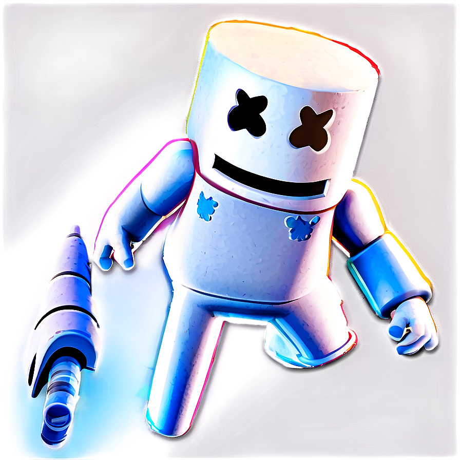 Fortnite Marshmello Glider PNG 06252024 PNG image with a transparent background, free high-resolution download