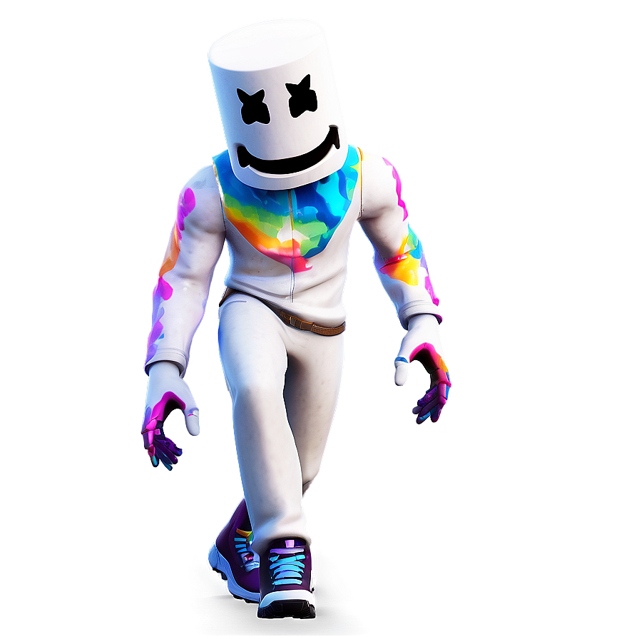 Fortnite Marshmello Outfit Png Psr63