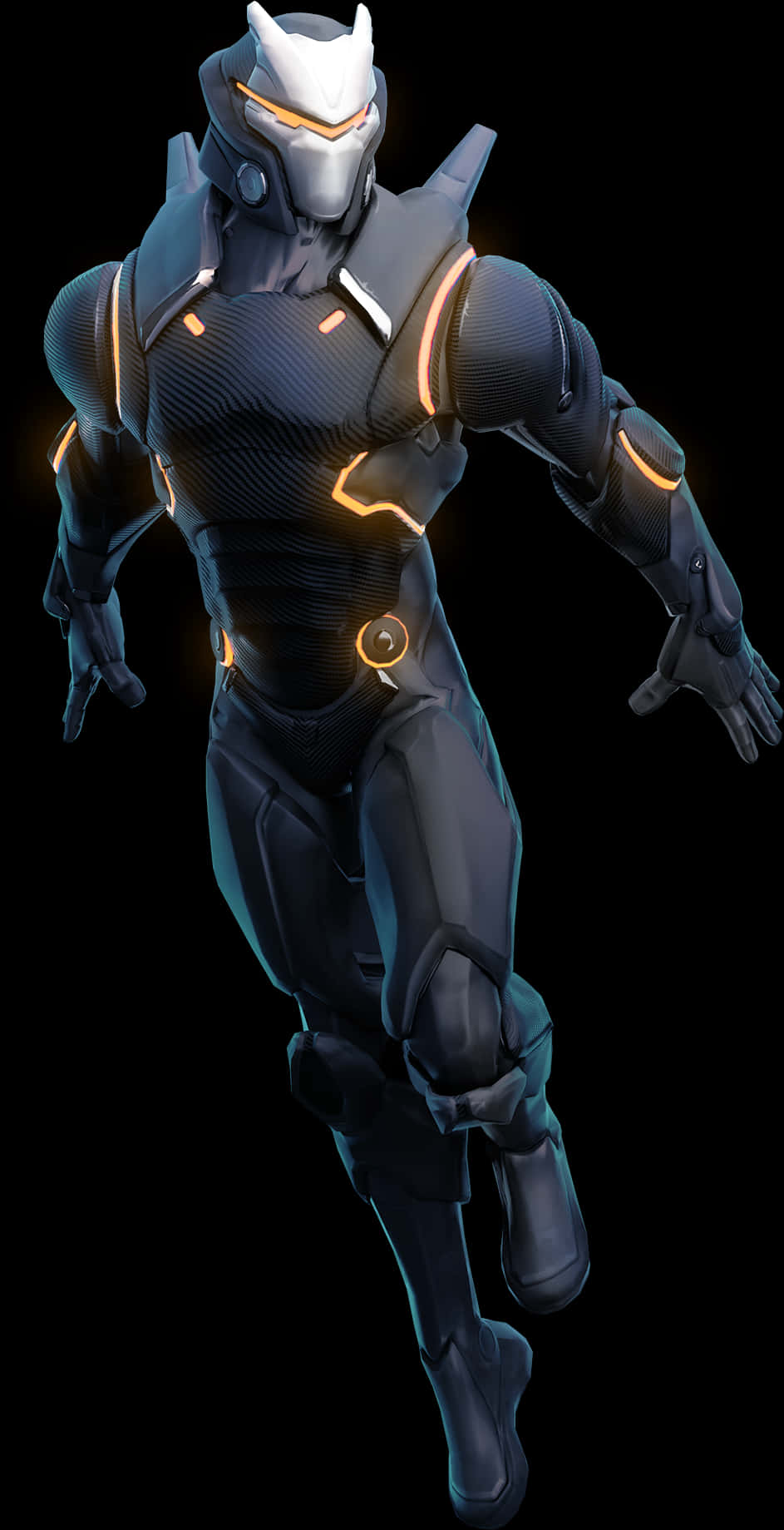 Fortnite Omega Skin Full Body PNG with transparent background