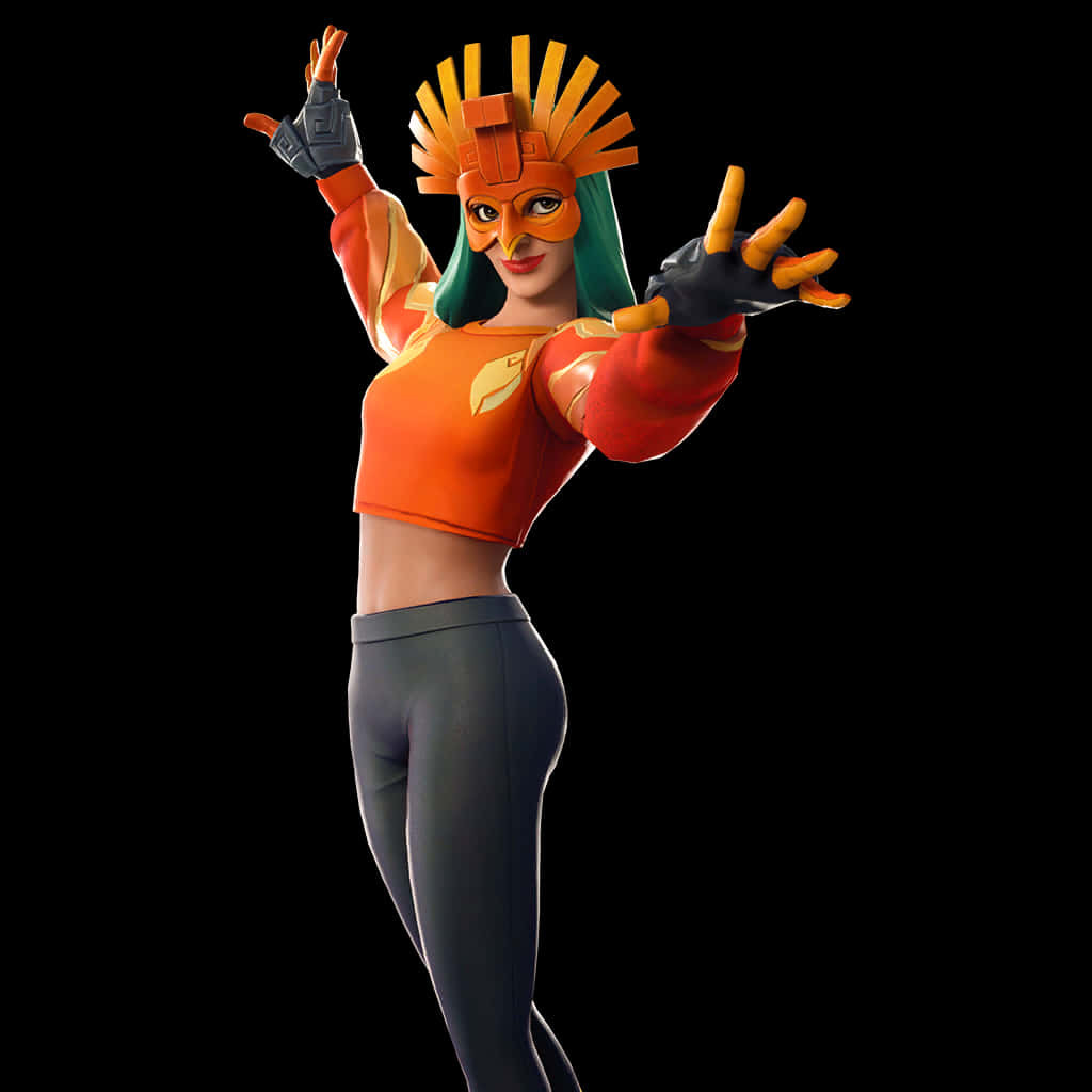 Fortnite Sunbird Skin Pose