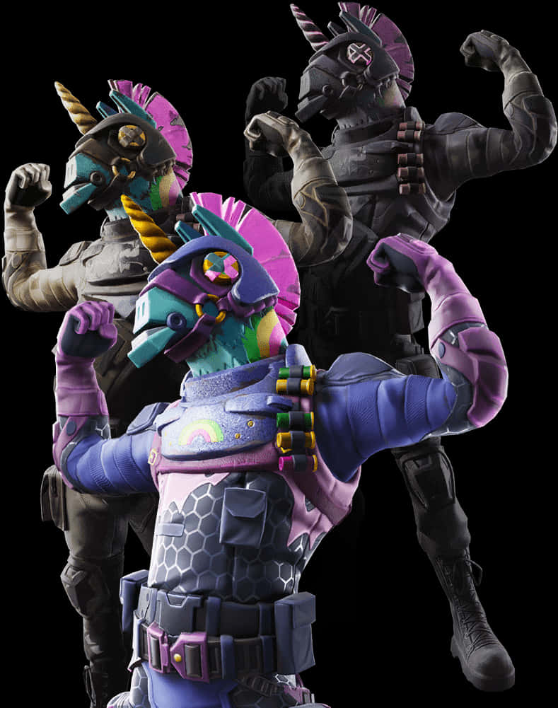 Fortnite Unicorn Llama Skin Poses