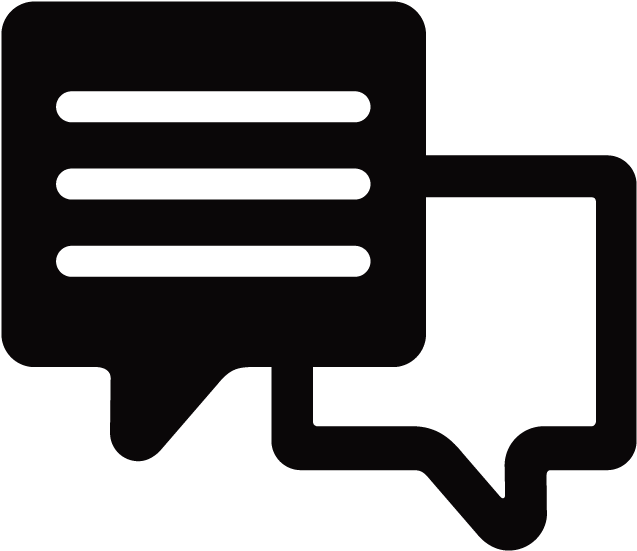 Forum Chat Bubble Icon PNG with transparent background