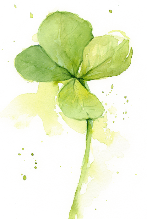 Four Leaf Clover Painting, HD Png Download PNG image with a transparent background, free high-resolution download