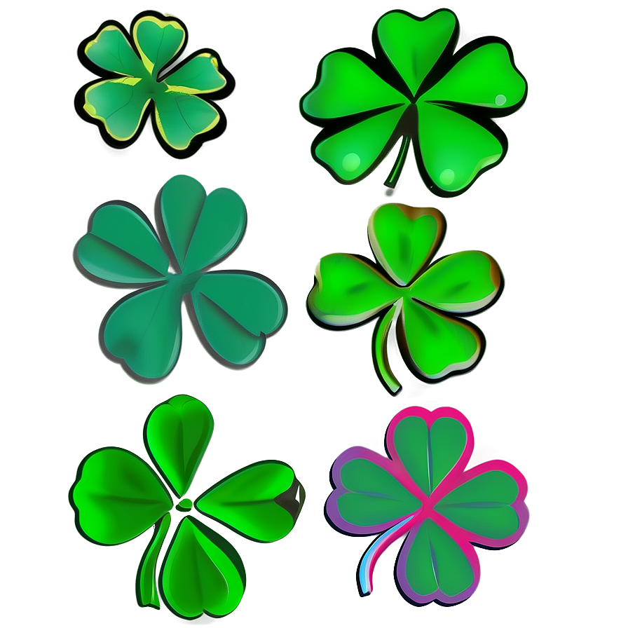 Four Leaf Clover Border Png Lnb