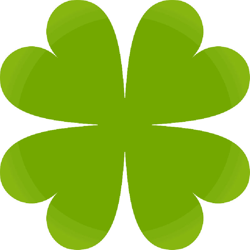 Four Leaf Clover Vector , Png Download - Four Leaf Clover Animated, Transparent Png PNG image with a transparent background, free high-resolution download
