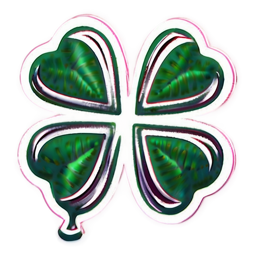 Four Leaf Clover Graphic Png 05252024