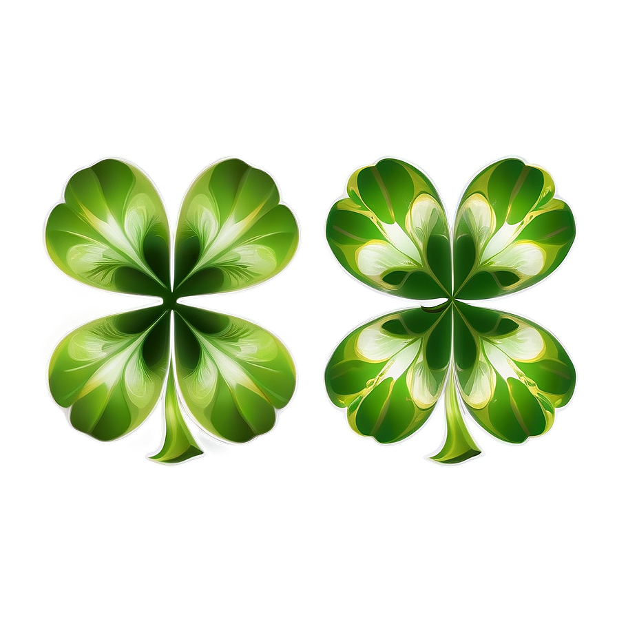 Four Leaf Clover Pattern Png Ixm10