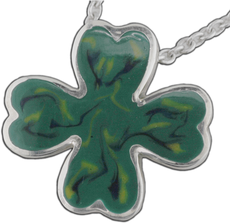 Faini Designs Jewelry Studio Four Leaf Clover Pendant - Pendant, HD Png Download PNG image with a transparent background, free high-resolution download