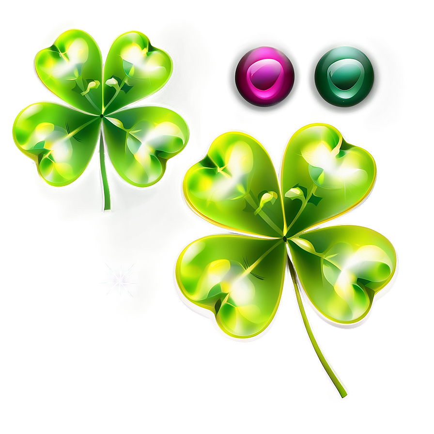 Four Leaf Clover Set Png Jce22