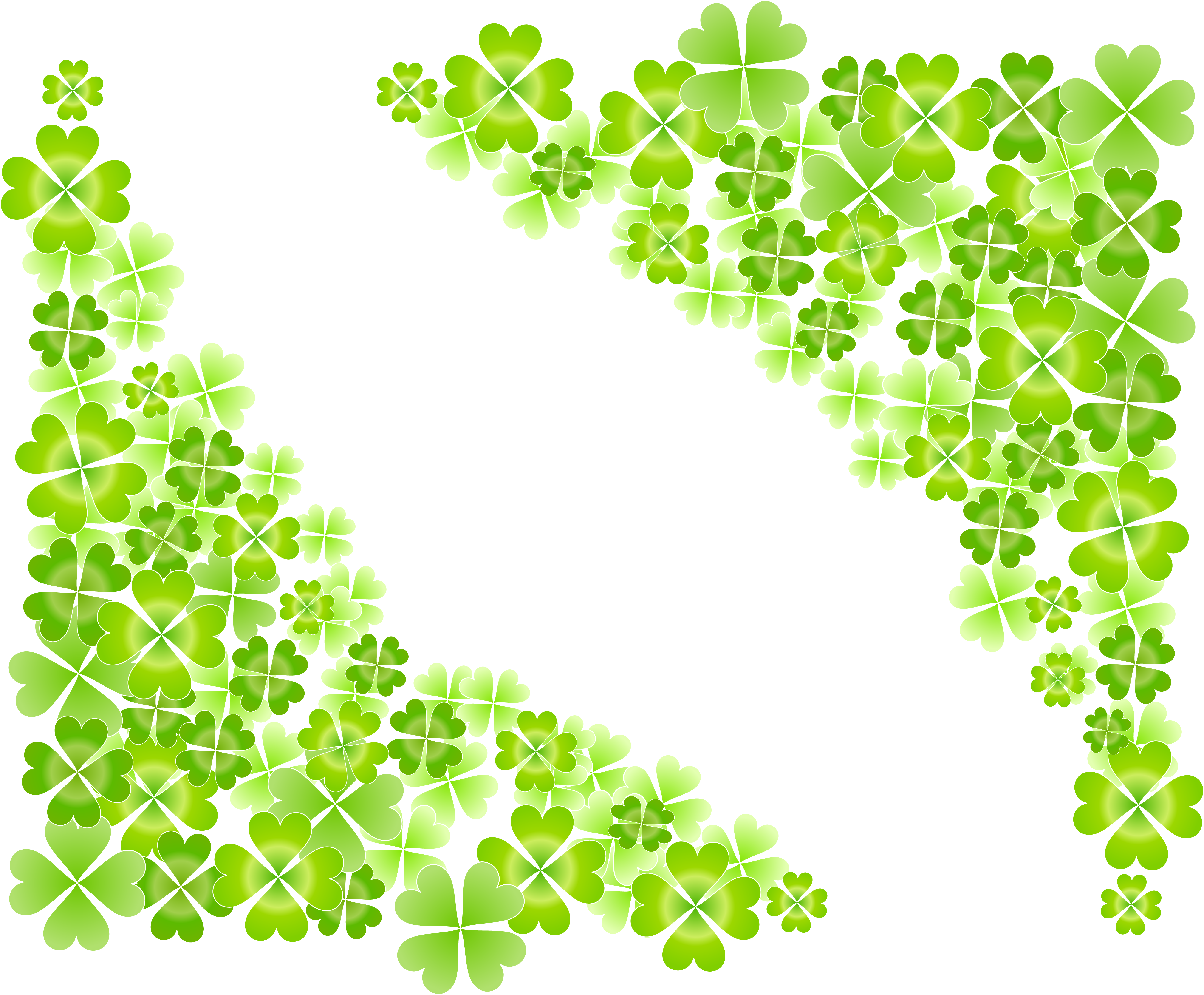 Clip Art 4 Leaf Clover Background - Four Leaf Clovers Background, HD Png Download PNG image with a transparent background, free high-resolution download