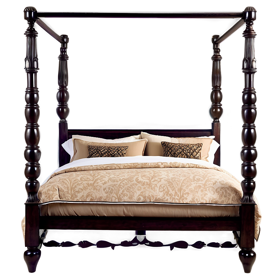 Four Poster Bed Png 06282024