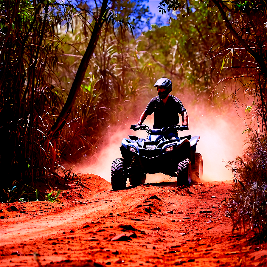 Four Wheeler On A Dusty Trail Png 55