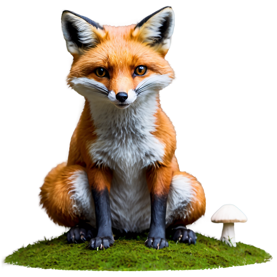 Fox And Mushroom Png Ucg