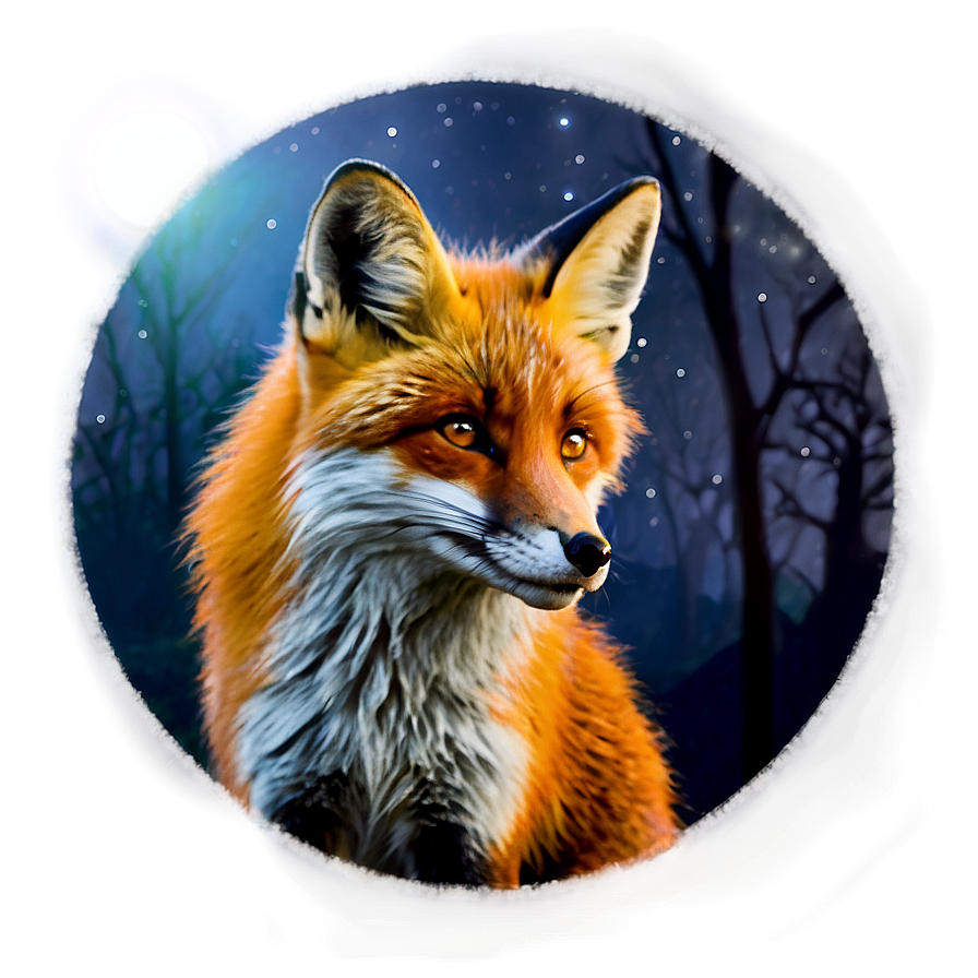 Fox By Moonlight Png Evq71