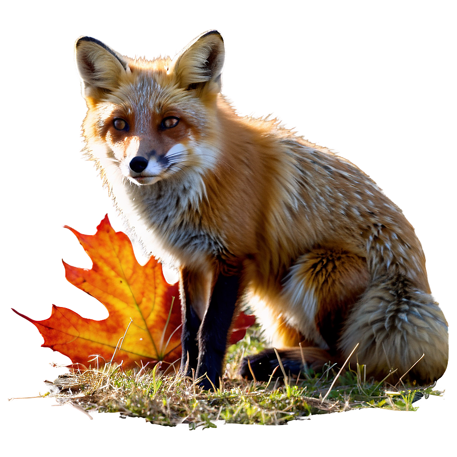 Fox In Autumn Png Yxk25