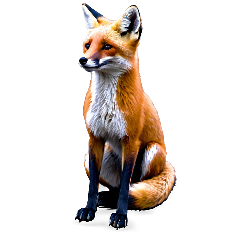 Fox With Flower Png Gjb99