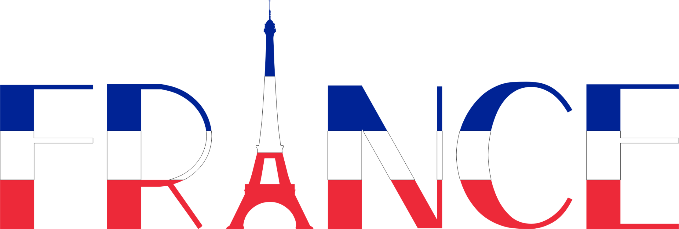 France Eiffel Tower Graphic