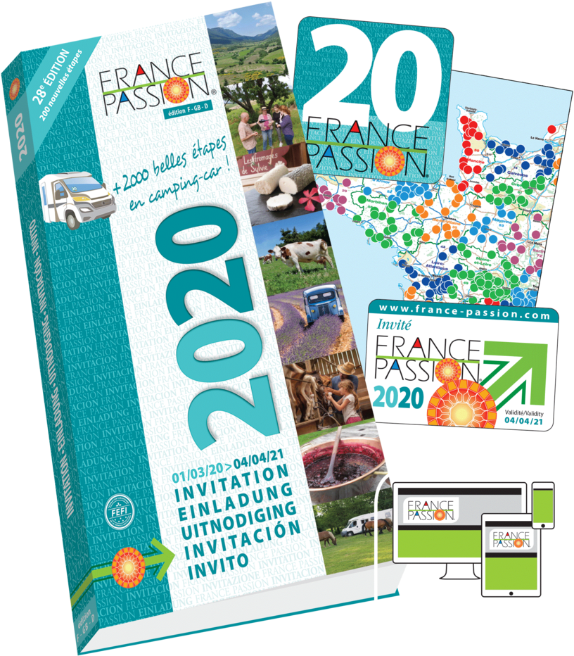 France Passion2020 Guideand Map