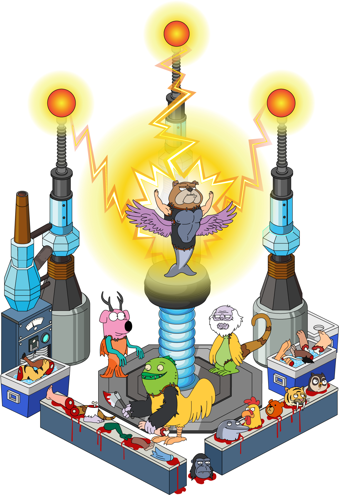 Frankenstein Transparent Family Guy - Cartoon, HD Png Download PNG with transparent background