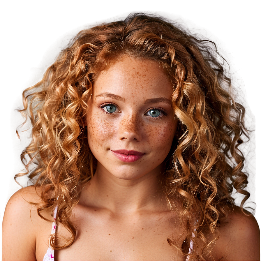 Freckles And Curly Hair Png Cfq18