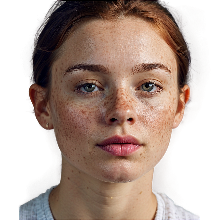 Freckles Beauty Portrait Png 06122024