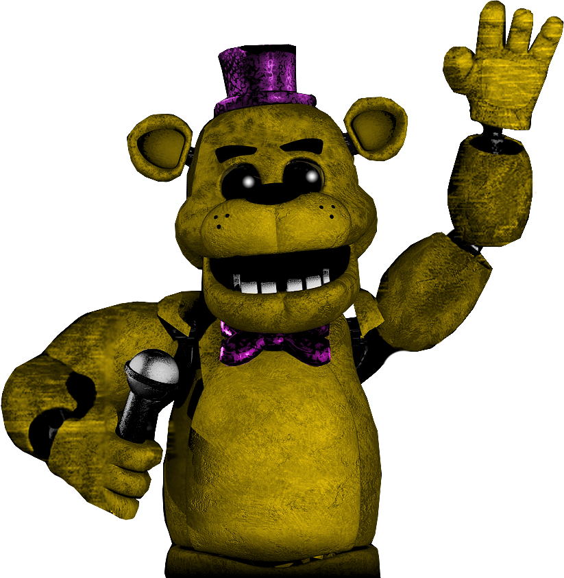 Fredbear_ Animated_ Character_ Waving