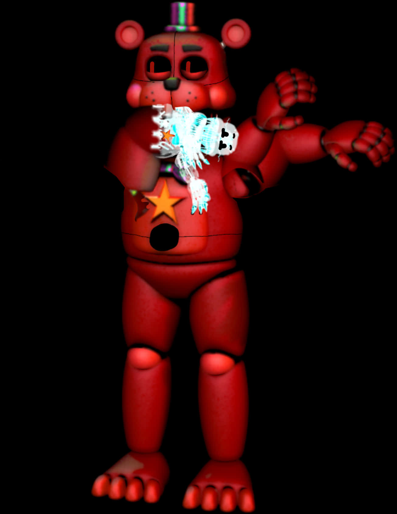 Me Dabbing With Puppet Animmare - Freddy Fazbear's Pizzeria Simulator, HD Png Download PNG image with a transparent background, free high-resolution download