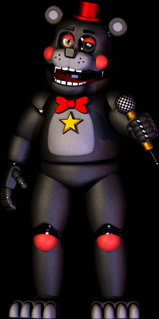 Resultado De Imagem Para Lefty Fnaf 6 - Freddy Fazbear's Pizzeria Simulator, HD Png Download PNG image with a transparent background, free high-resolution download