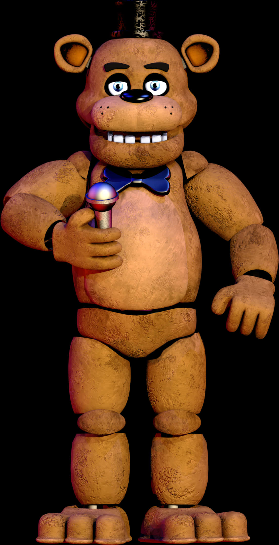 Freddy Fazbear Standing With Microphone