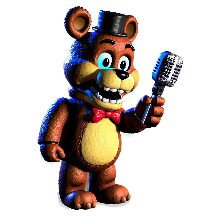 Freddy Fazbear With Microphone Png Jph19