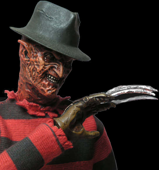 Freddy Krueger Figurewith Clawed Glove