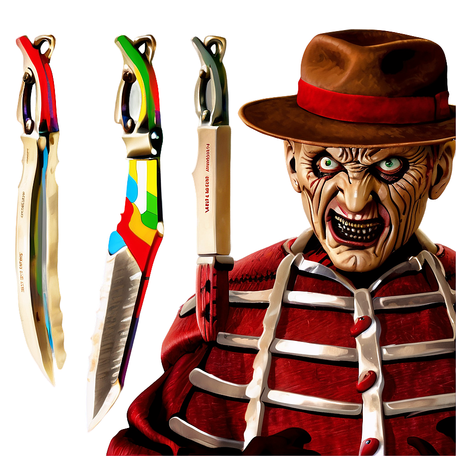 Freddy Krueger In Action Png Upd