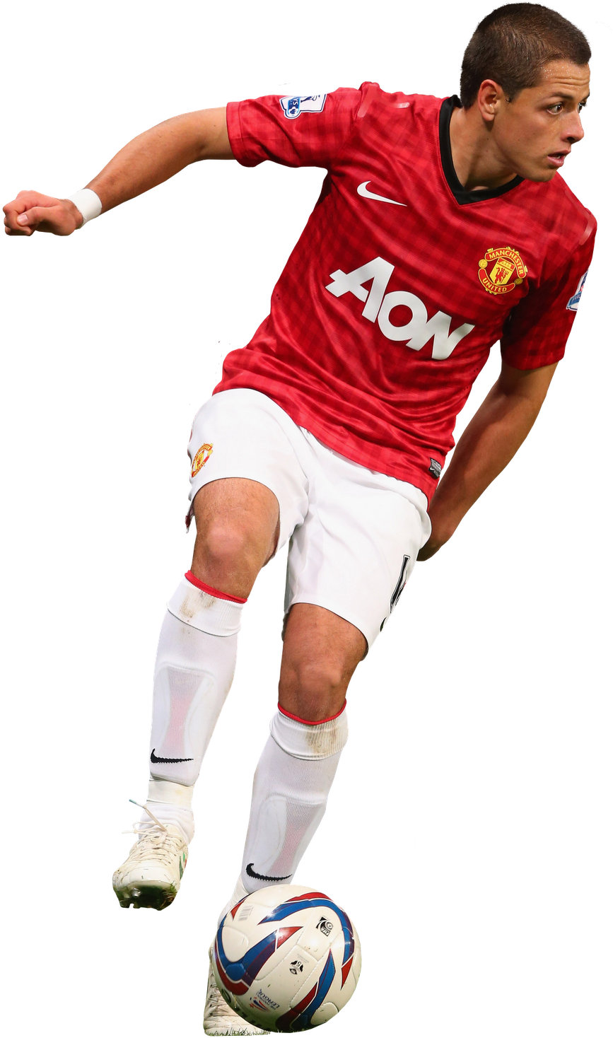 Free Chicharito Six Pack - Manchester United Kit, HD Png Download PNG with transparent background