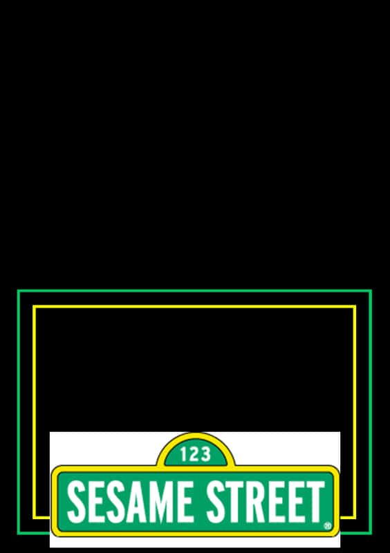 Free Sesame Street Party Ideas - Sesame Street Sign Blank PNG with transparent background