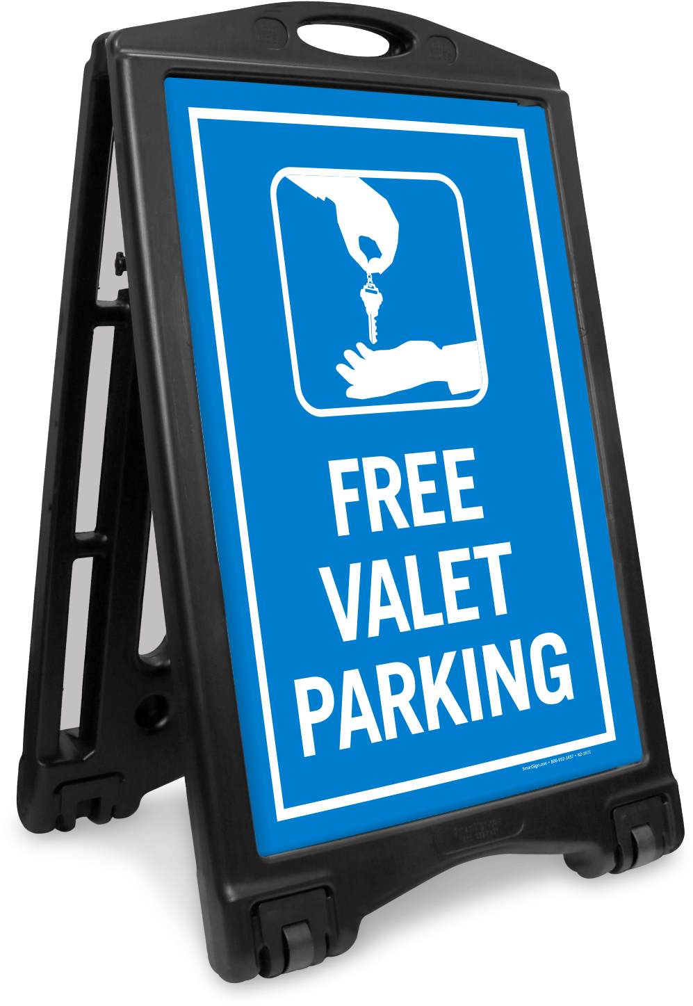 Free Valet Parking Sidewalk Sign - No Parking Sign Portable, HD Png Download PNG with transparent background