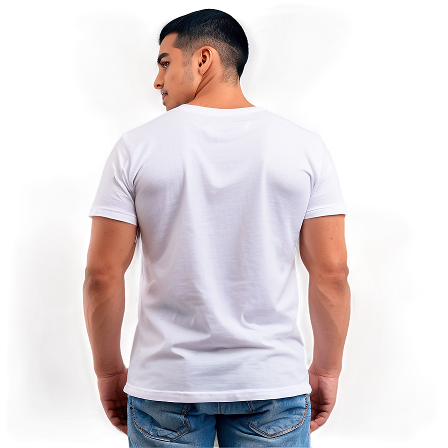 Free White T-shirt Template Mockup Png 06132024