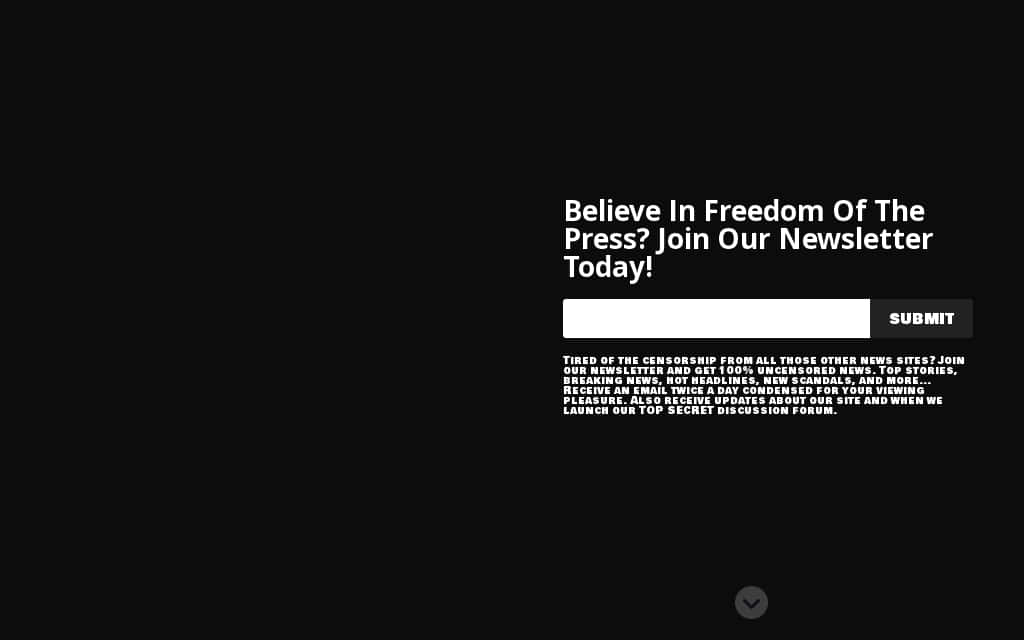 Freedomof Press Newsletter Signup PNG with transparent background