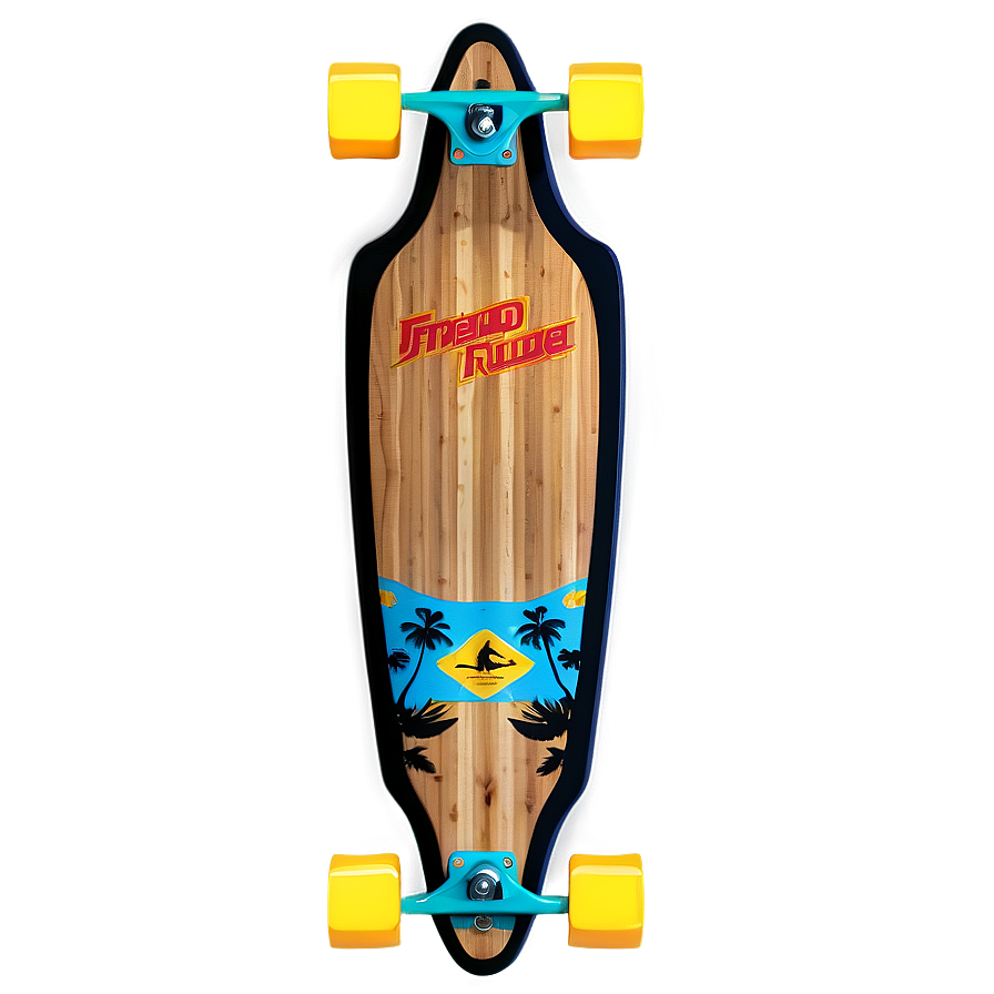 Freeride Longboard Png Ljp