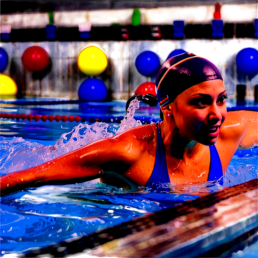 Freestyle Swimming Action PNG qlk99 PNG with transparent background