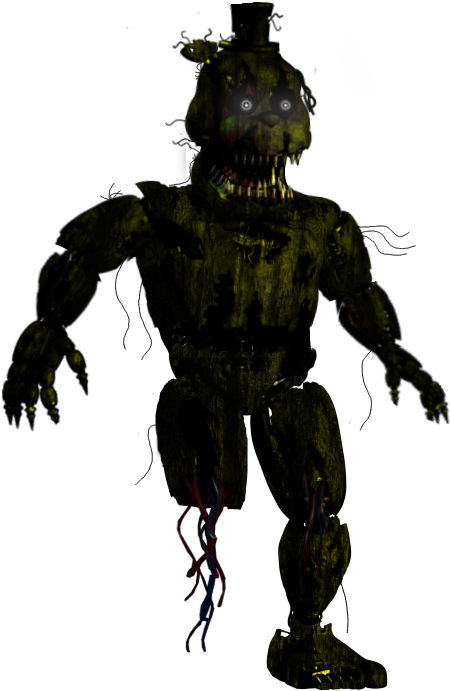 #freetoedit Nightmare Phantom Freddy #fnaf #fnaf3 #fnaf4 - Nightmare Freddy Fnaf, HD Png Download PNG with transparent background